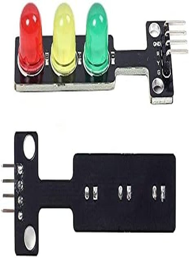 Electrobot 5PCS Mini Traffic Light LED Module 5V 5mm Display Board for UNO Rduino Raspberry Pi Electronic DIY STEM Projects Traffic Light System Compatible with Microcontrollers - Image 4